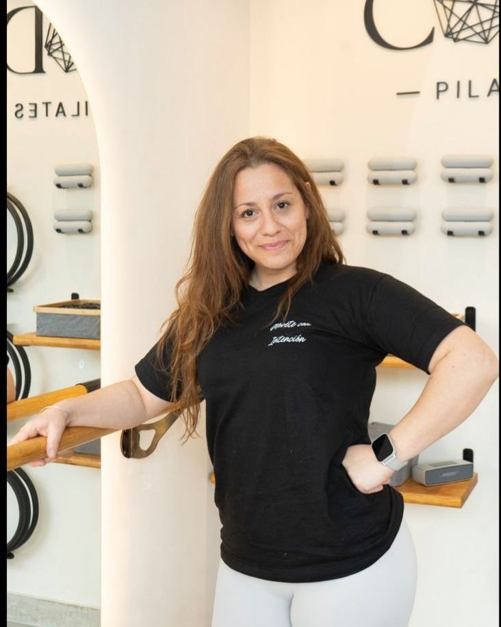 Carolina, instructora y fundadora de Código Pilates